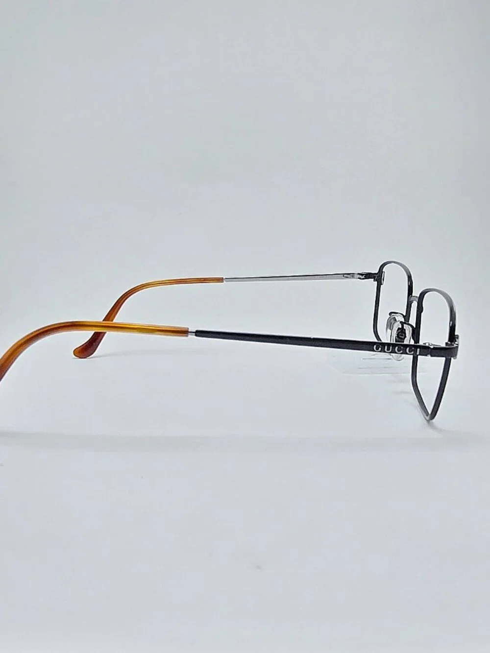 Gucci GG0576OK Black Silver Metal Eyeglass Frames Only